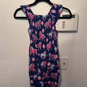 NWT Hatley Horse Print Colorful Dress. Size 10 Girl’s.